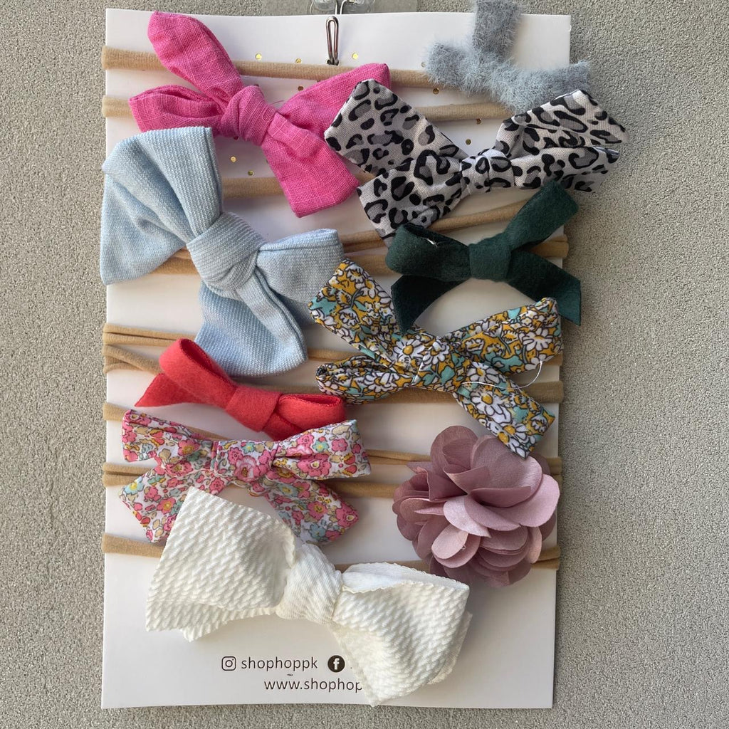 Nylon Baby Headband Set (10pcs)