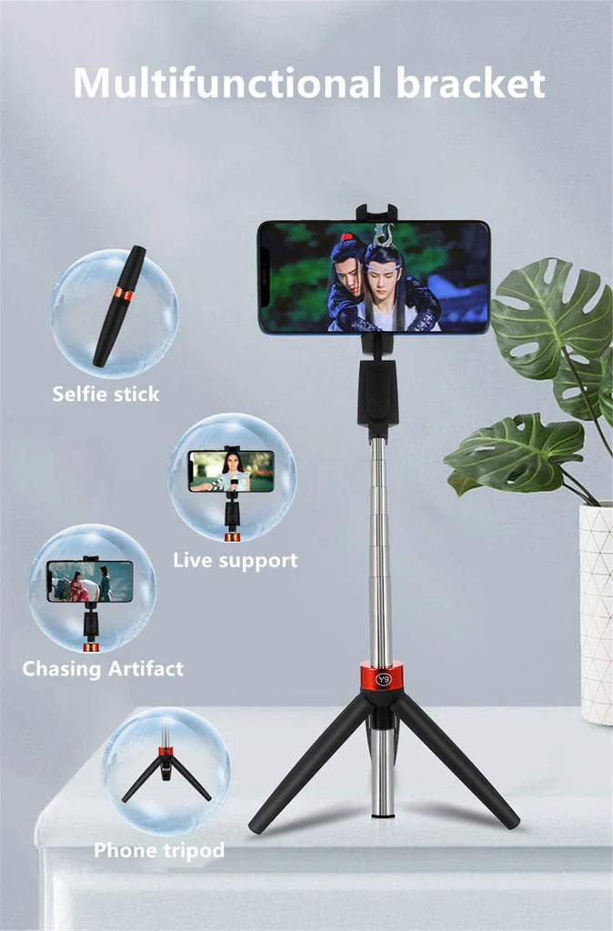 3 in 1 Wireless Bluetooth Selfie Stick