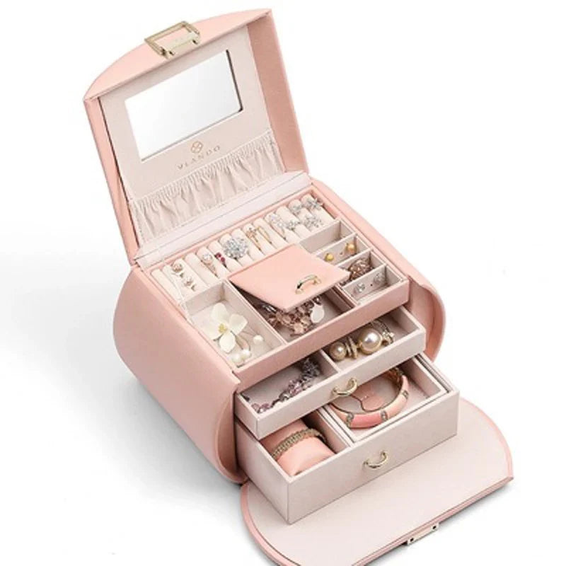 Luxury PU Leather Jewelry Box