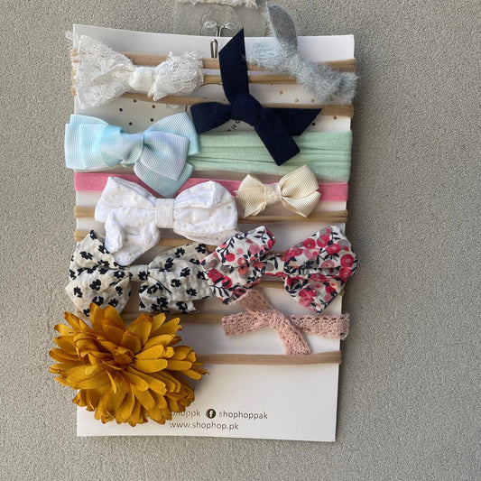 Nylon Baby Headband Set (10pcs)