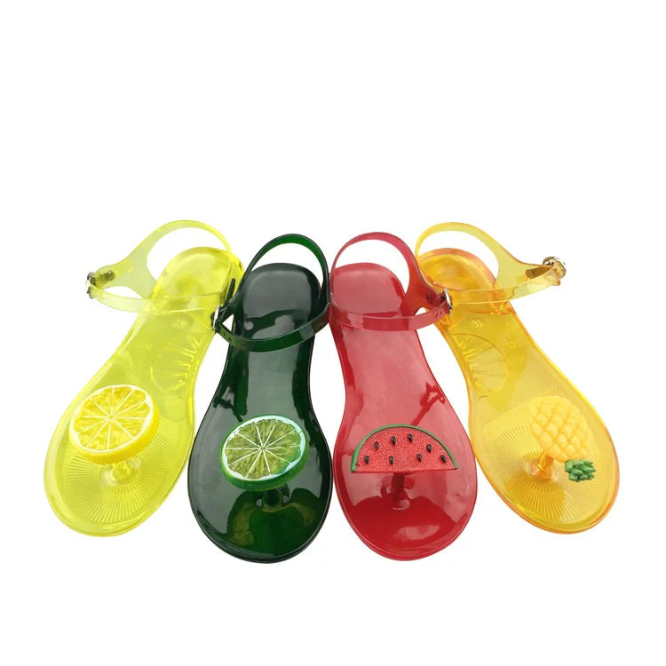 Summer Plastic Fruit Sandals